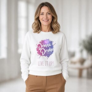 Live It Up! Donna Drake Garment-Dyed Sweatshirt